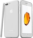 TOZO for iPhone 8 Plus Case, PP Ultra Thin [0.35mm] World's Thinest Protect Hard Case [ Semi-transparent ] Lightweight for iPhone 8 Plus 5.5 inch. [Matte White]