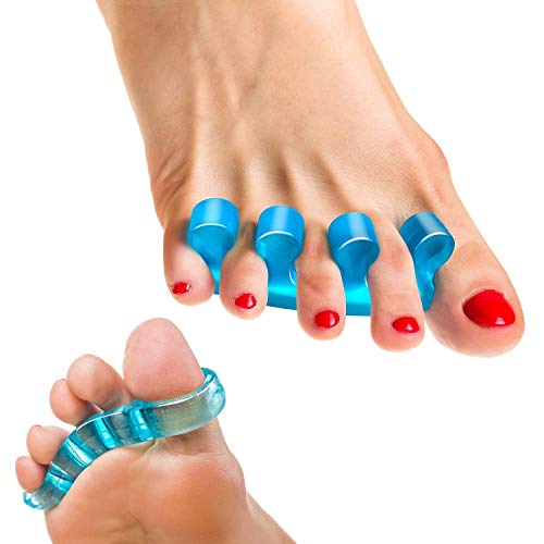 Toe Separators and Toe Straightener Restore Toes to Their Original Shape Gel Toe Stretcher Toe Spacers for Women and Men Hammer Toes Bunion Corrector Relaxing Toes - Thumbnail 7