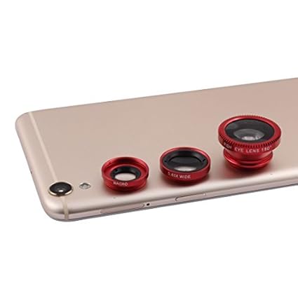 Amazon Com Edealmax 3 En 1 Clip Sur 180 Degres Fish Eye 0 65x