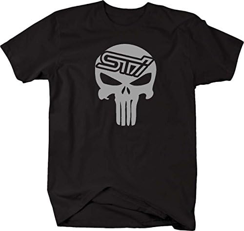 Punisher Skull STI Subaru Racing WRX Performance Mens T Shirt - Large