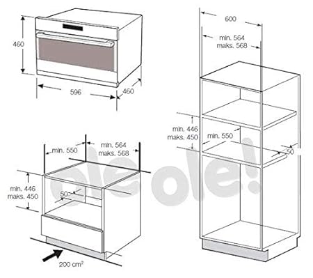 Samsung FG87SUST Integrado 23L 800W Acero inoxidable - Microondas ...