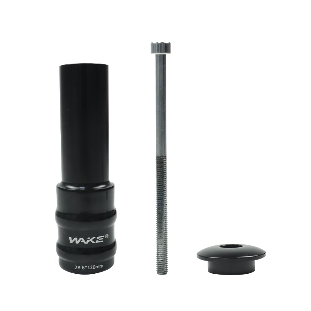 CYSKY Bike Stem Riser 1-1/8", Bicycle Handlebar Riser Extender, Adjustable Bicycle Fork Stem Extender Raise for Mountain Bike, Road Bike, MTB, BMX (120mm)