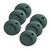 THINKCHANCES Reusable Food Grade and BPA Free Silicone Circulr Hole Drinking Sip Lid for Mason, Ball, Canning Jars (Wide Mouth, Grey)