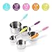 Measuring Cups and Spoons Set, Stainless Steel Dry Measuring Cup and Measuring Spoons for Kitchen DIY Making ,Dry and Liquid Ingredients