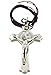 Vatican Imports St. Benedict Crucifix with Cord and Booklet (Silver-Tone)