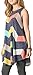 Risesun Women's Sleeveless Striped Lightweight Tunic Top Pocket Stretch Swing Tank Dress(Style1,L)