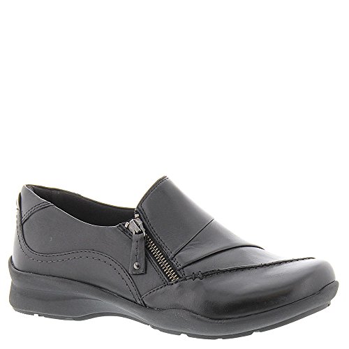 Earth Women's Anise Wide: Slip On (Leather/Black, 9.5 W)