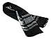 Zando Womens Winter Scarf Plaid Blanket Thick Winter Scarf Tartan Chunky Wrap Oversized Shawl Cape White Black Scarf