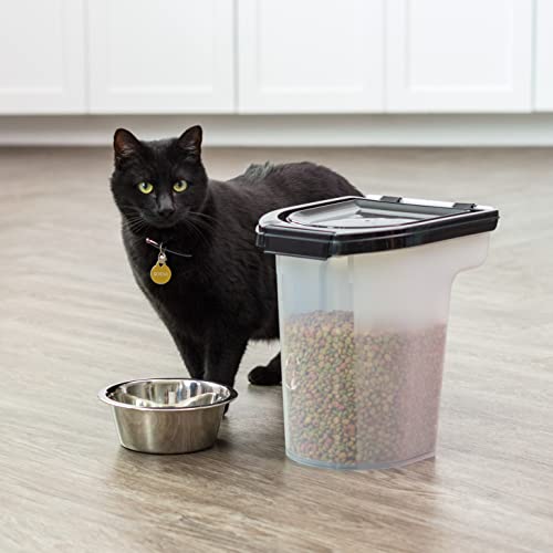 IRIS USA 6 Lbs / 8 Qt WeatherPro Airtight Pet Food Storage Container