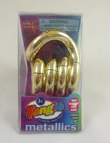 Tangle Jr. Gold Metallic Fidget Toy - 7"