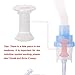 Universal Type Cool Mist Inhaler Accessories Tubing, 2 Mask, Mouthpiece, Cup for Adult