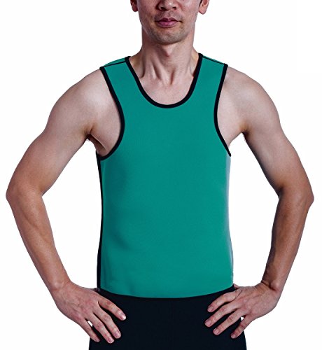 ValentinA Mens Slimming Sweat Vest Hot Neoprene Sauna Body Shapers for Weight Loss