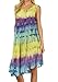 Sakkas 605 Desert Sun Caftan Dress / Cover Up - Green / Purple - One Size