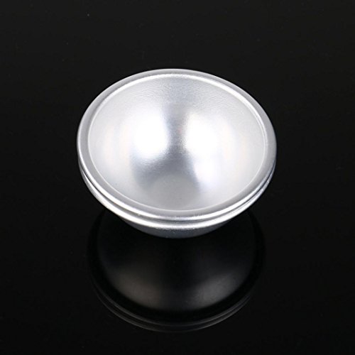 Hunzed Cake Mould, 12pc { DIY Aluminum Cake Mold } { Handmade Bakeware Bath Bomb Soap Set } Kitchen Baking Tool Sphere Kit