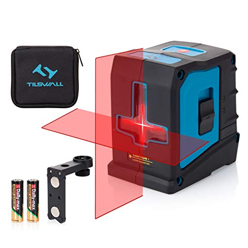 Laser Level Tilswall 20m SelfLeveling Horizontal and Vertical Cross Line Laser with Dual