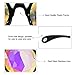 TOPERSUN Rainbow Real Crystal Prism Glasses Rave Glasses Kaleidoscope Glasses Black Used for EDM Party