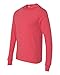 Bella 3512 Unisex Jersey Long Sleeve Hoodie - Heather Red, Medium