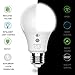 Dusk to Dawn Light Bulb 8W Auto On/Off Led Light Bulbs[Built-in Light Sensor][No Stroboscopic Effect] A19 E26 Base Security Lamp for Corridor Garden Garage Yard Porch Patio (5000K Natural White)