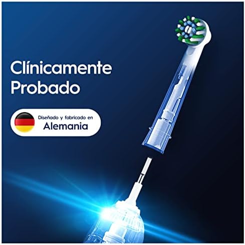 Pro CrossAction Cabezales de Recambio Originales, Blanco, Pack de 16