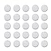 Beadthoven 100pcs 9/16''Inch 304 Stainless Steel Blank Stamping Tag Pendants for Bracelet Earring Pendant Flat Round Charms 15x1mm