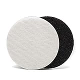 GP11008 Felt Polishing Pad Set for Polishing Glass, Plastic, Metal, Marble / Diameter 5 inch / Pack of 5 Pads