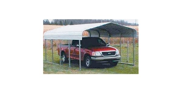 Amazon Com Versatube Steel Shelter 20ft L X 14ft W X 7ft H