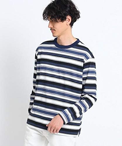 Amazon タケオキクチ カットソー Sサイズ ストレッチポンチボーダー カットソー メンズ ライトブルー 391 04 Ll Tシャツ カットソー 通販