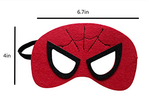 Yizeda Superheroes Party Masks for Children,Party Favors with 35pcs for Children Aged 3+