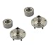 2 Front Wheel Hub Wheel Bearing Kits D930006+510095 x2 Fits Acura TSX Honda Accord, Accord Crosstour, Crosstour