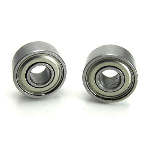 3x8x4mm Precision Brushless Motor Ball Bearings (2) Chrome Steel