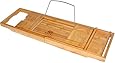 ROYAL CRAFT WOOD Bathtub Caddy, Bamboo Shower Bath Tub Tray Organizer.