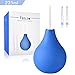 Enema Bulb, FEELSO Anal Vaginal Silicone Douche for Women Men Enema Kits with FDA Certificate Comfortable Medical Kits with 3 Replaceable Nozzle - 225ml