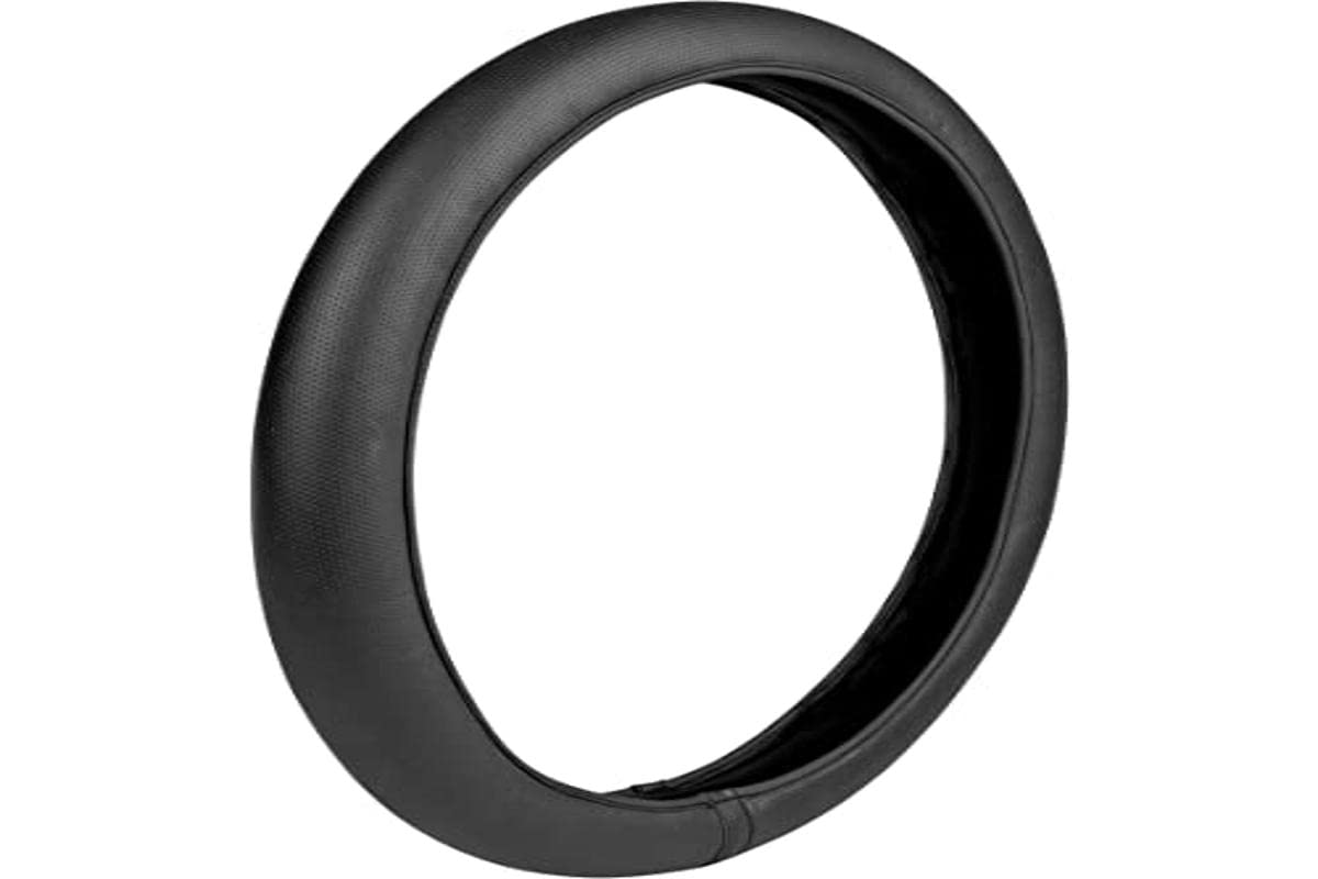LAMPA Ultra Slim Stretch Truck Steering Wheel Cover 42 – 44 cm Black