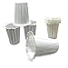 niceEshop(TM) Disposable Paper Filters Cups Replacement K Carafe Filter Cups Compatible with Keurig K-Cup Coffee Machines, 100pcs K-Cup Filters