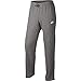 NIKE Mens Open Hem Club Cotton Jersey Light Sweatpants,Dark Grey Heather/White,Medium
