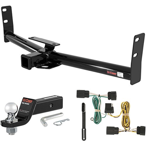 CURT Class 3 Hitch Tow Package with 2" Ball for Chevrolet Equinox, GMC