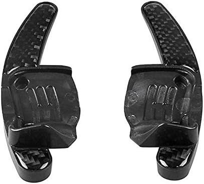 Sala-Store - 1Pair Car Steering Wheel Shifter Extensions Shift Paddles for VW Golf 6 GTI Exterior Accessories Car Stickers Steering Wheels