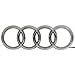 Bearfire Cool LED Emblem Logo Grid LED Badge Front Light For AUDI A3 S3 RS3 A4 A5 A6(white)