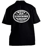 GearHead Alley White Lightning Racing Fuel Work Shirt