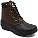 Nautica Mens Duck Boots - Waterproof Shell Insulated Snow Boot - Channing-Brown/Black-10