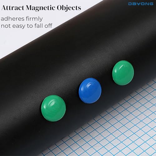 DAYONG Magnetic Whiteboard Paper, Self-Adhesive Dry Erase Whiteboard Sticker, Wallpaper Sticker, with Magnets Marker Eraser, Adhesive White Board for Home Office School Wall College. (90 * 120CM)