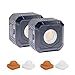 Lume Cube AIR - Two Pack - Magnetic LED Light for Photo, Video, and Content Creation, Waterproof On-Camera LED for Sony, Canon, Nikon, Panasonic, Fuji, Smartphone, GoPro…