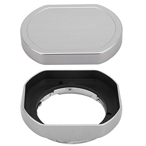 JJC Metal Square Lens Hood For Fujifilm XF 35mm F/2 & 23mm F/2 R WR - Black