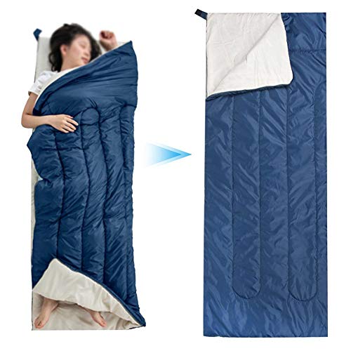 Estink- Sleeping Bag for Adults,Blue 74.8x29.5x2inch Lightweight Waterproof Portable Cool Weather for Outside Activity w/Carry Storage Bag