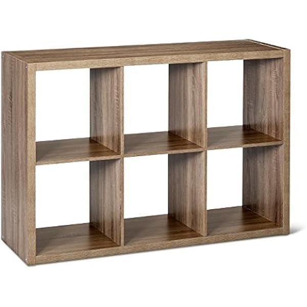 Amazon Com Closet Organization System 6 Cube Organizer Shelf 13 By Threshold Grey Home Kitchen