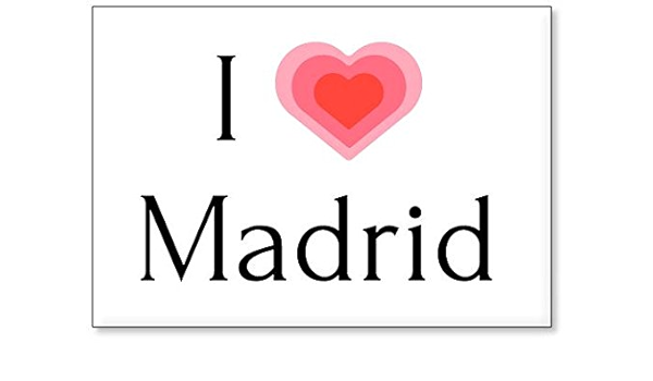 Mundus Souvenirs - Amo Madrid, imán para Nevera (diseño 3 ...