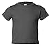 Rabbit Skins boys 5.5 oz. Jersey Short-Sleeve T-Shirt(RS3301)-CHARCOAL-3T