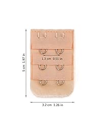 Bra Extender 2 ganchos negro   Pack de 6 Sujetador Sujetador Suave para Mujer 3 Colores