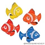 4 Colorful Inflatable Clownfish 24