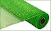 Metallic Poly Deco Mesh - Lime Green/Lime Green Metallic Foil